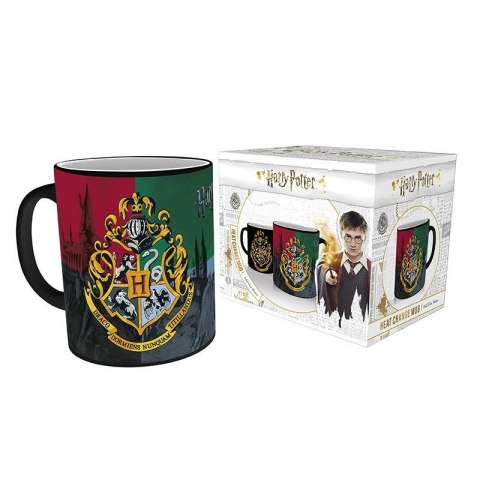 Kubek zmieniający wygląd 320ml Harry Potter herb Hogwartu