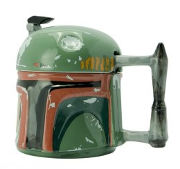 Oryginalny kubek z pokrywką 3D Star Wars Boba Fett