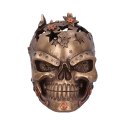 Bronze Steampunk Star Skull Ornament czaszka 13,8cm