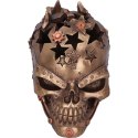 Bronze Steampunk Star Skull Ornament czaszka 13,8cm