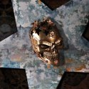 Bronze Steampunk Star Skull Ornament czaszka 13,8cm