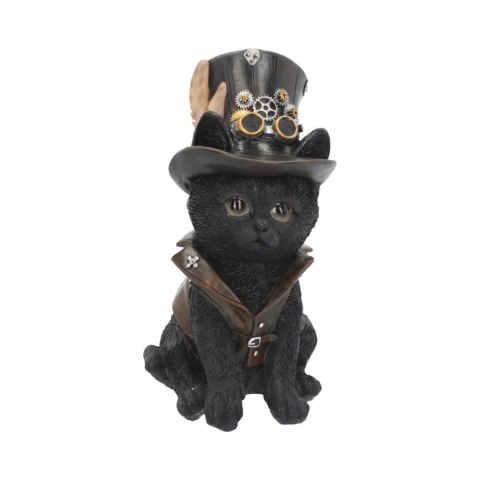 Cogsmiths Adorable Steampunk Cat 18.5cm - czarny kot