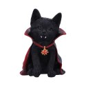 Count Catula Vampire Cat Figurine 15.5cm - czarny kot