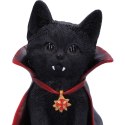 Count Catula Vampire Cat Figurine 15.5cm - czarny kot