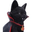 Count Catula Vampire Cat Figurine 15.5cm - czarny kot