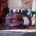 Dekoracyjny kufel Dragon Coil Tankard Red 16cm