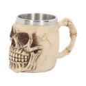 Dekoracyjny kufel Grinning Skull Tankard 16cm