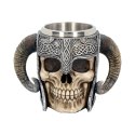 Dekoracyjny kufel Viking Skull Tankard