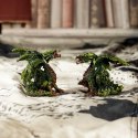 Forest Fledglings Set of 2 9cm Green Woodland Dragon Figurine - dwa smoki