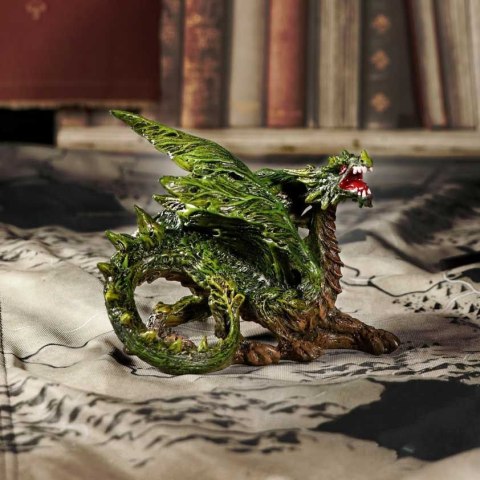 Forest Wing 16.5cm Green Woodland Dragon Figurine - smok