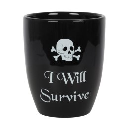 I Will Survive Gothic Plant Pot - doniczka