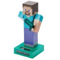 Minecraft Steve na baterie słoneczne