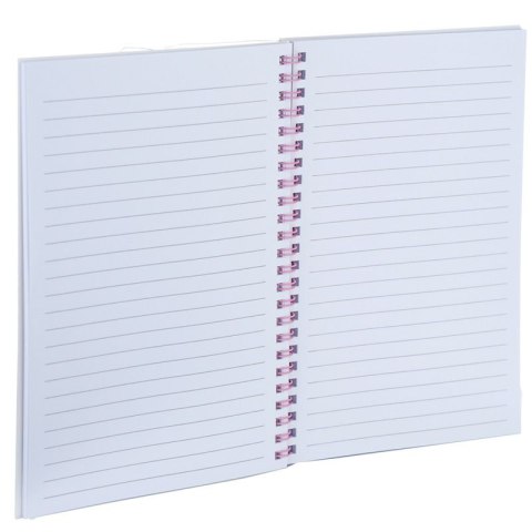 Zestaw do szkoły - Notes kołowy i Piórnik (ołówek, linijka, gumka i temperówka) Pies Mops