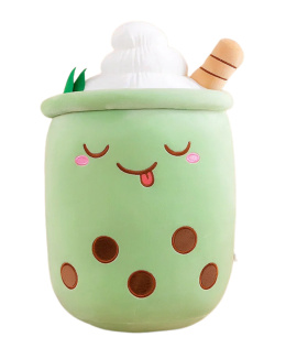 Bubble Tea Plush pluszowa poduszka 20cm Pistacja