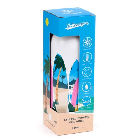 Butelka termiczna 500ml VW Volkswagen T1 Camper Bus Waves Are Calling