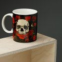 Porcelanowy kubek Skull and Roses 300ml