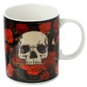 Porcelanowy kubek Skull and Roses 300ml