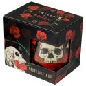 Porcelanowy kubek Skull and Roses 300ml