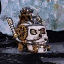 Czaszka Steampunk Metal Head 15.5cm