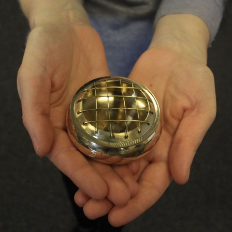 Kadzielnica mosiężna pojemnik na kadzidła