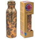 Miedziana butelka do wody paisley 750ml