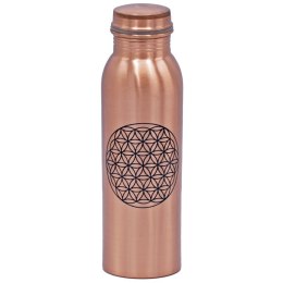 Miedziana butelka do wody Flower of Life 750ml