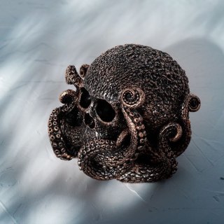 Bronze Skull Octopus - czaszka ośmiornica