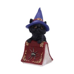 Hocus Small Witches Familiar Black Cat and Spellbook Figurine 12,7cm - czarny kot