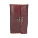 Notatnik - Leather Journal with Lock 14cm x 23cm