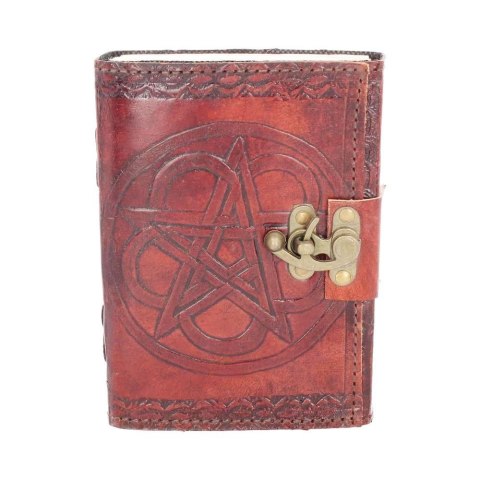 Notatnik - Pentagram Leather Embossed Journal & Lock