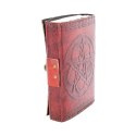 Notatnik - Pentagram Leather Embossed Journal & Lock