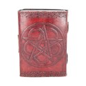 Notatnik - Pentagram Leather Embossed Journal & Lock