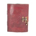 Notatnik - Pentagram Leather Journal w/lock 15 x 21cm