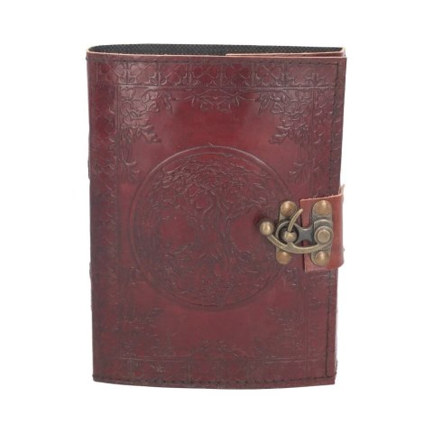 Notatnik - Tree Of Life Leather Journal w/lock 15 x 21cm