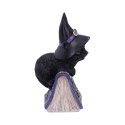 Pocus Small Witches Familiar Black Cat and Spellbook Figurine czarny kot