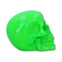 Psychedelic Fluorescent Skull Green 15.5cm