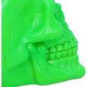 Psychedelic Fluorescent Skull Green 15.5cm