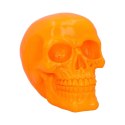 Psychedelic Fluorescent Skull Orange 15.5cm