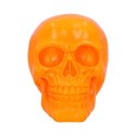 Psychedelic Fluorescent Skull Orange 15.5cm