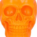 Psychedelic Fluorescent Skull Orange 15.5cm