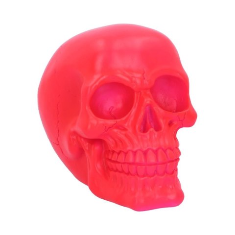 Psychedelic Fluorescent Skull Pink 15.5cm