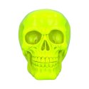 Psychedelic Fluorescent Skull Yellow 15.5cm