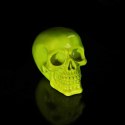 Psychedelic Fluorescent Skull Yellow 15.5cm