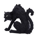 Small Black Cat Witches Familiar Figure 16cm - czarny kot