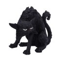 Small Black Cat Witches Familiar Figure 16cm - czarny kot