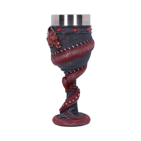 Smoczy kielich Dragon Coil Goblet Red 20cm