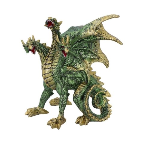 Triple Threat Green Dragon Hydra Figurine - smok 16,5cm