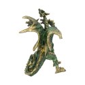 Triple Threat Green Dragon Hydra Figurine - smok 16,5cm