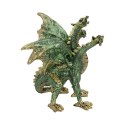 Triple Threat Green Dragon Hydra Figurine - smok 16,5cm