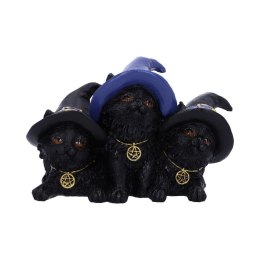 Trzy koty - Familiar Felines Black Cats in Witches Hats Figurine 9,8cm